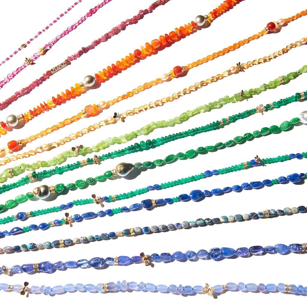Wonderland African Red Spinel Bead Necklace