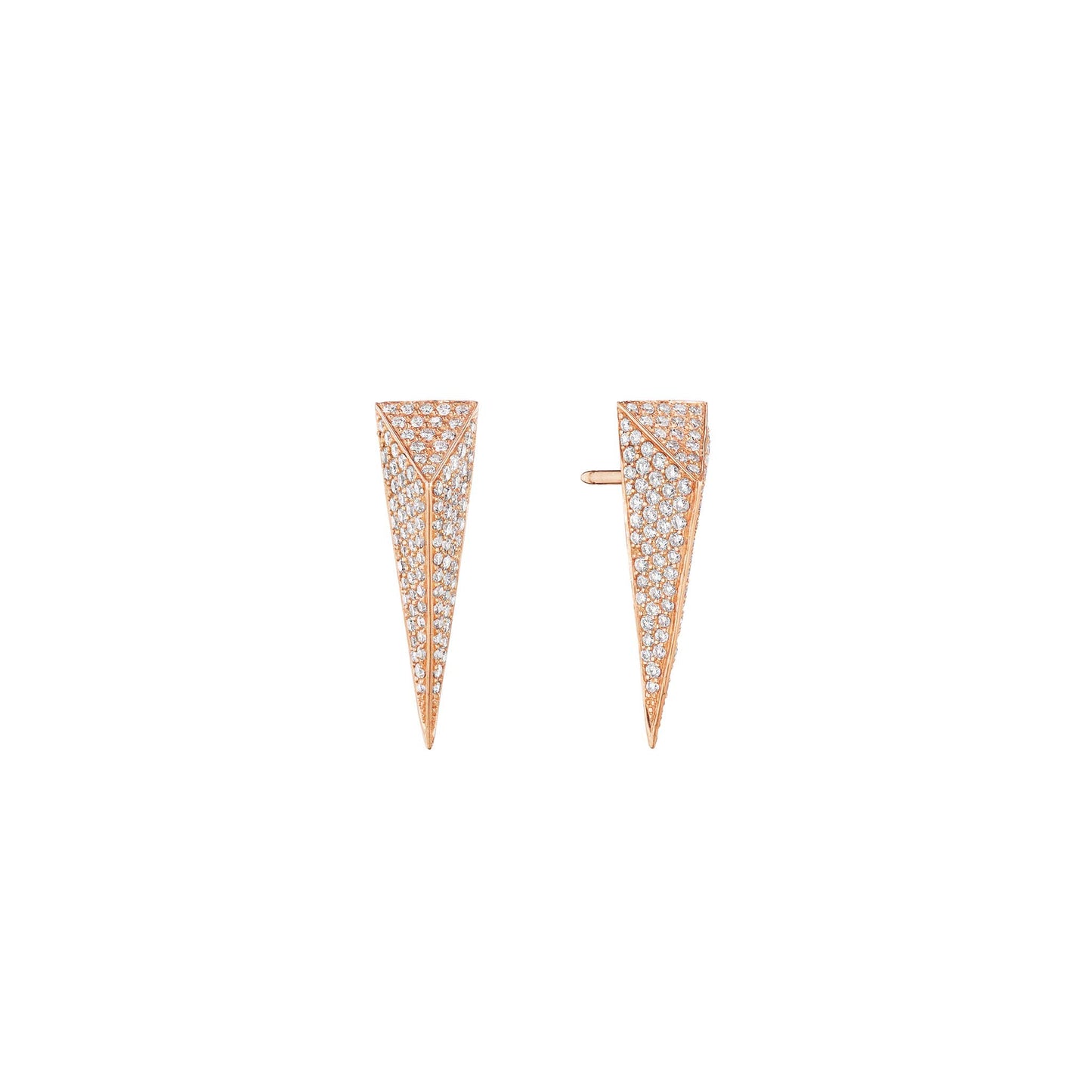 Wonderland Diamond Stinger Stud Earrings- Medium