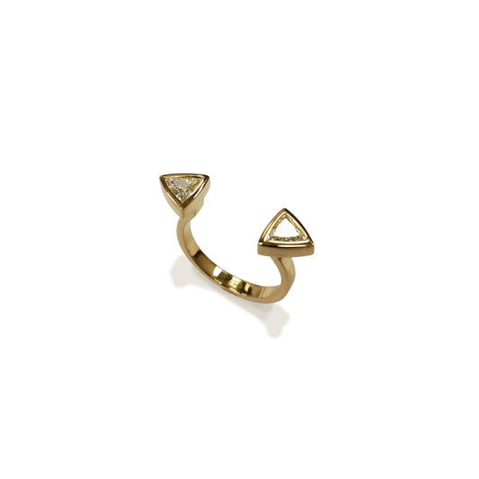 Jackson Trillion Cut Diamond In-Between Ring