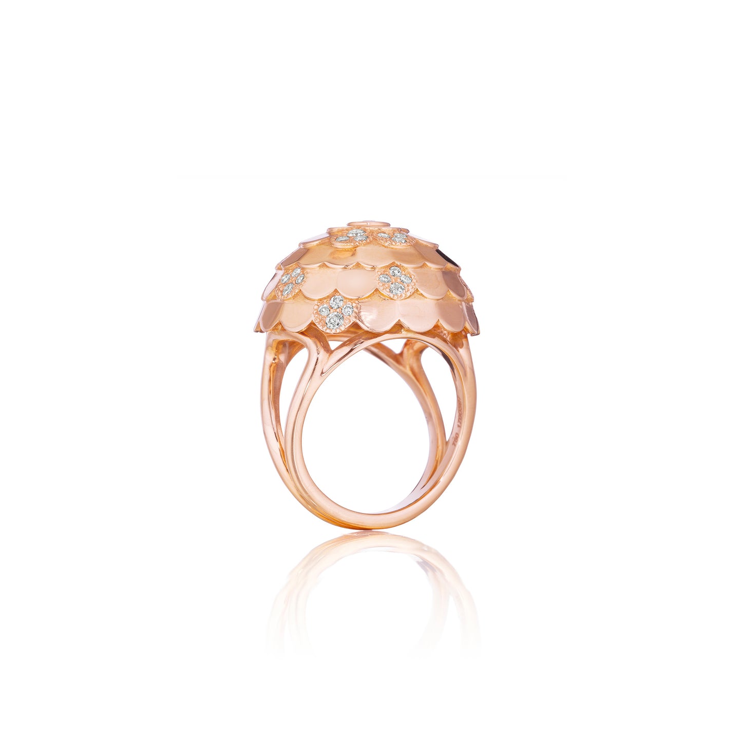 Jasmine Flower Diamond Ring