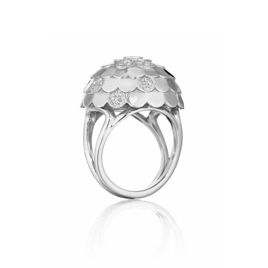 Jasmine Flower Diamond Ring