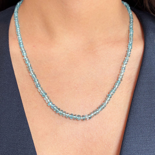 Piece Aquamarine Strand Necklace