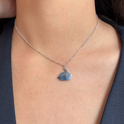 Wonderland Bunny Pendant Necklace