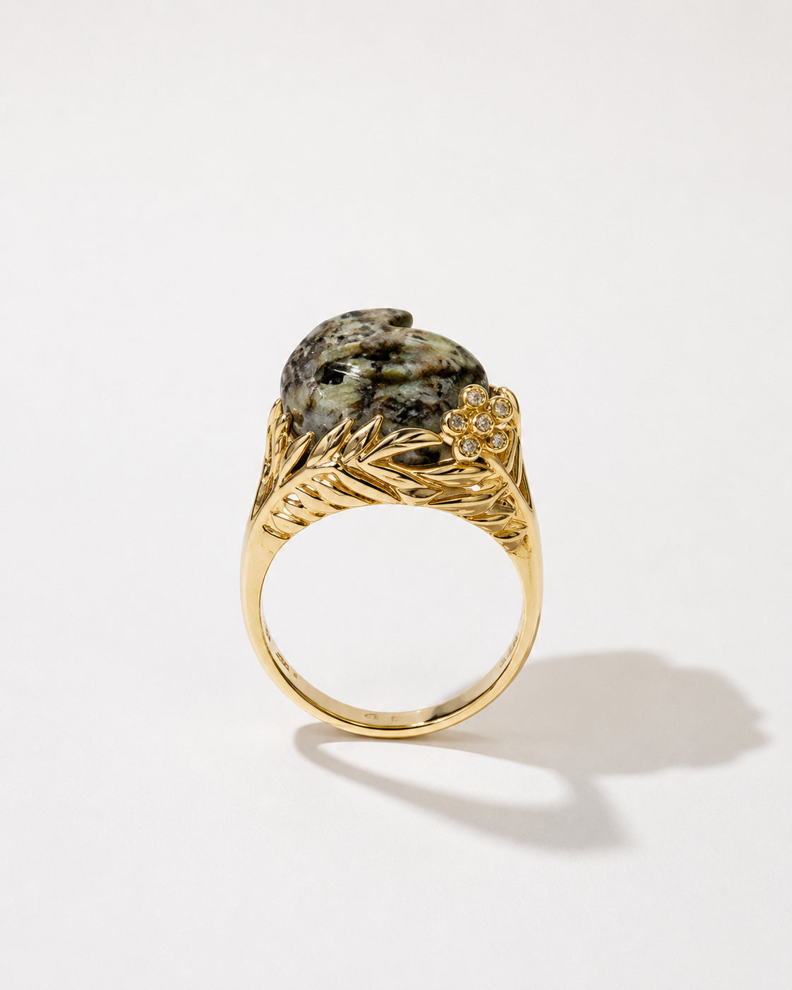 Wonderland Leopard Opal Bunny Ring
