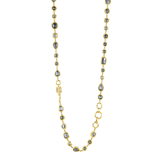 Jackson Links White/Grey/Black Necklace, 18KY