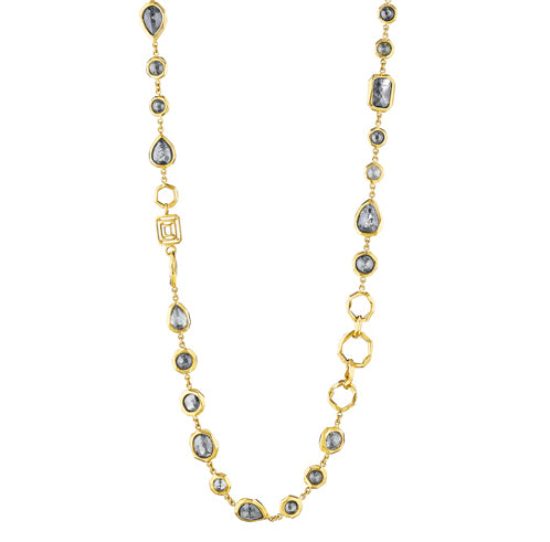 Jackson Links White/Grey/Black Necklace, 18KY