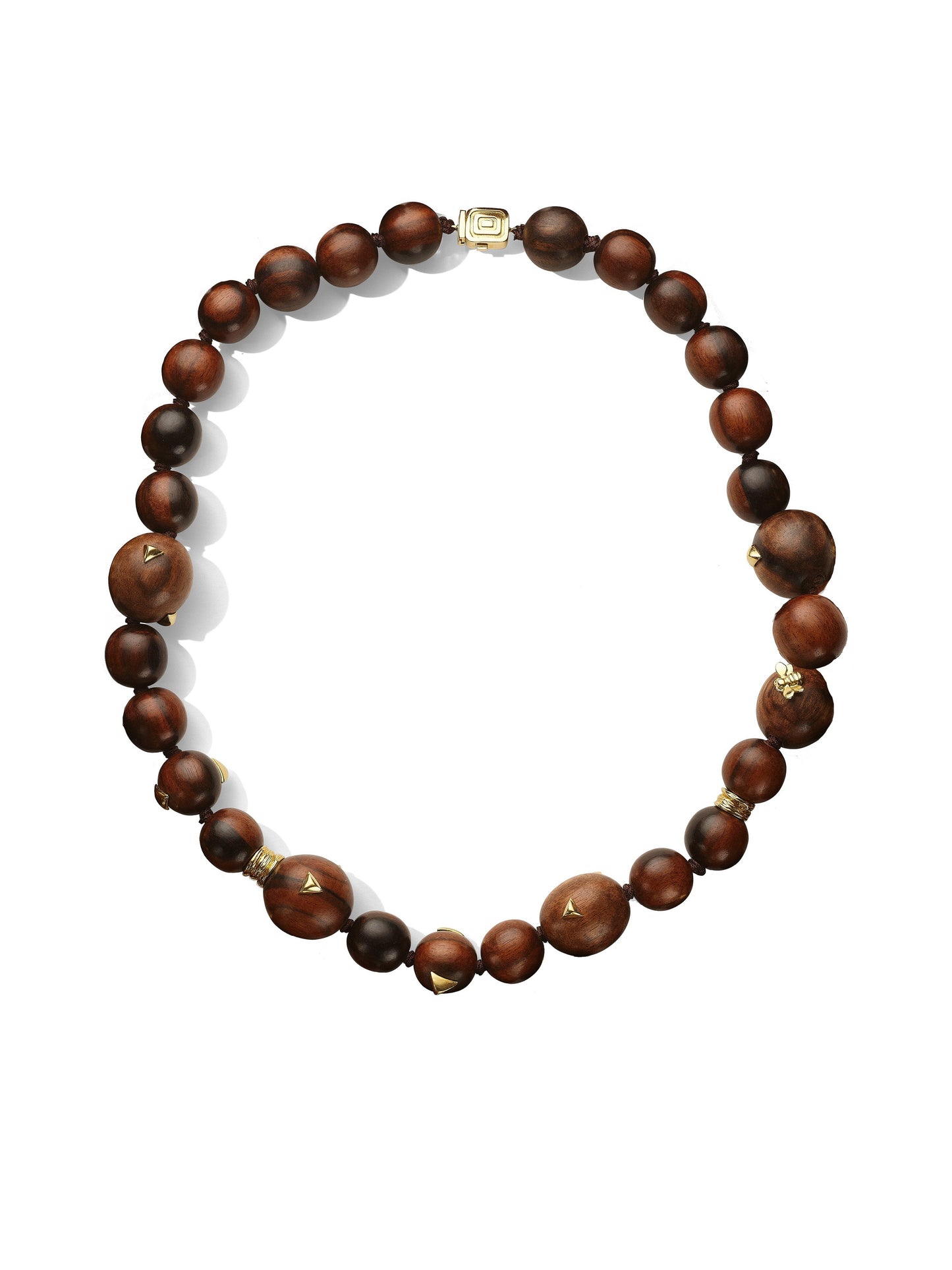 Wonderland Ebony W/Stinger & Bee Necklace, 18KY