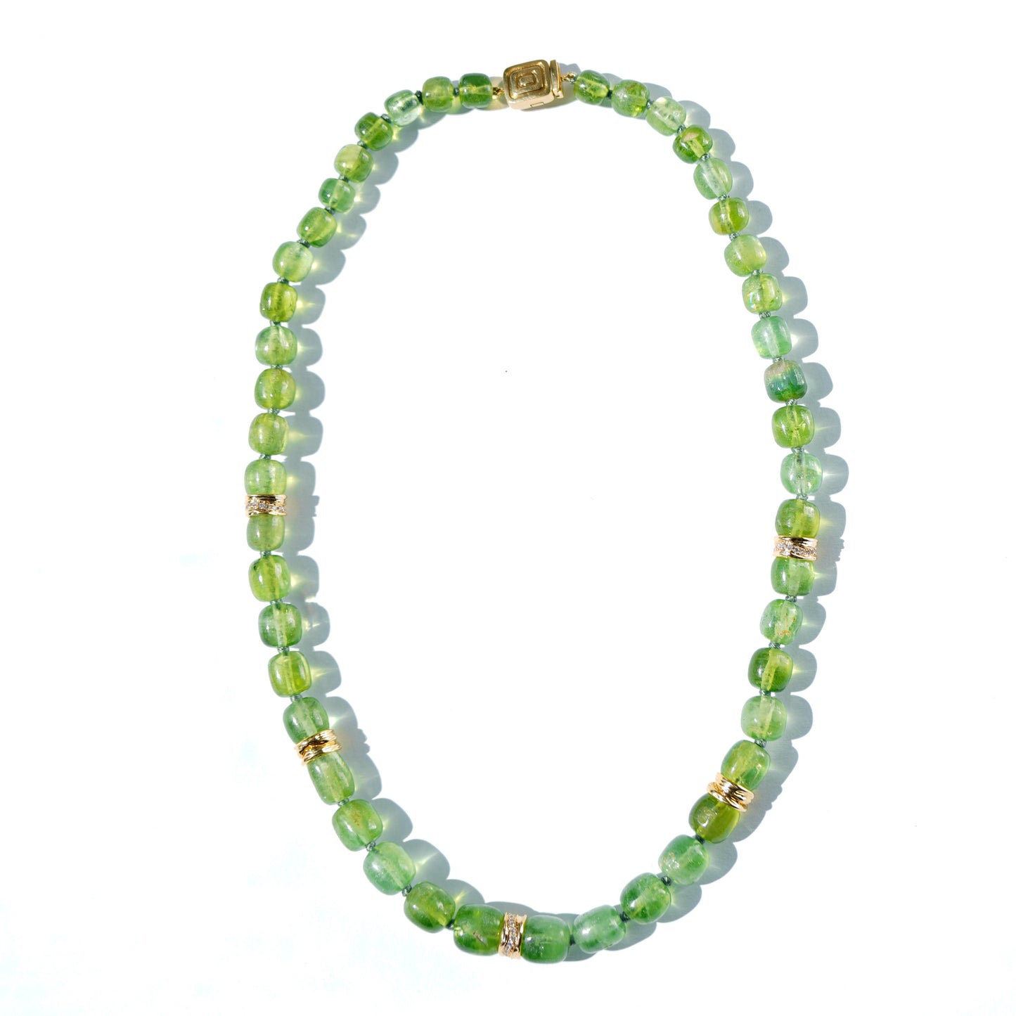 Wonderland Peridot Necklace, 18KY