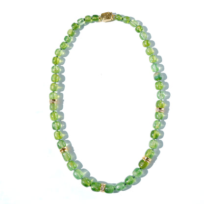 Wonderland Peridot Necklace, 18KY