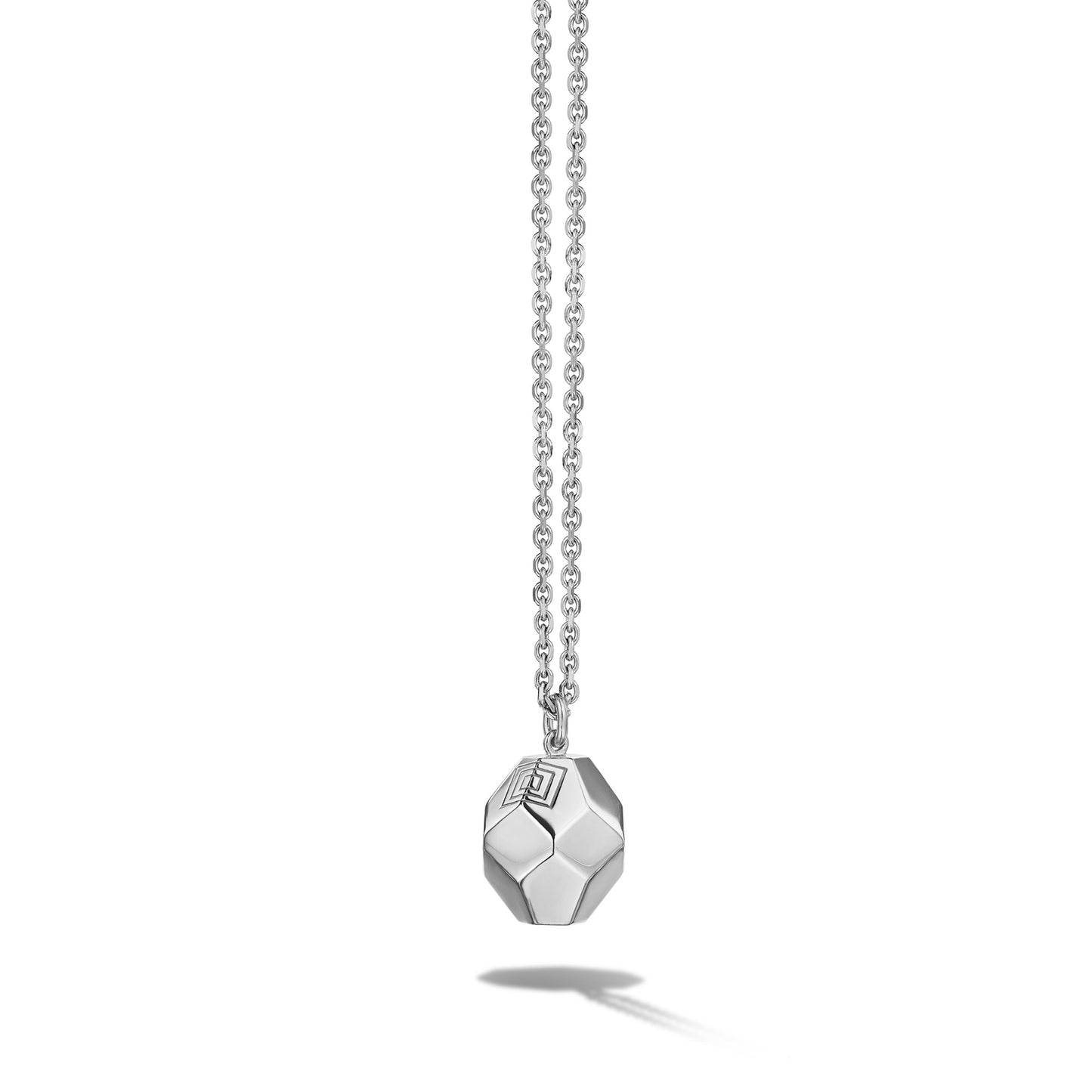 Mimi So Jackson Ludlow Rock Necklace - Medium 18k White Gold