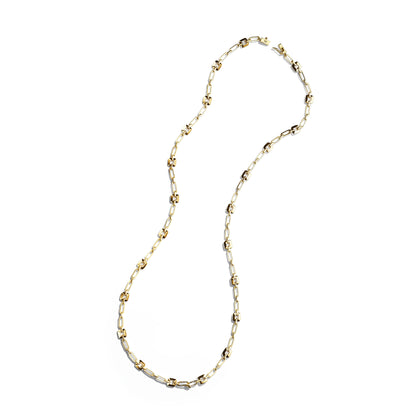 Mimi So Piece Icon Link Chain Necklac2 18k Yellow Gold