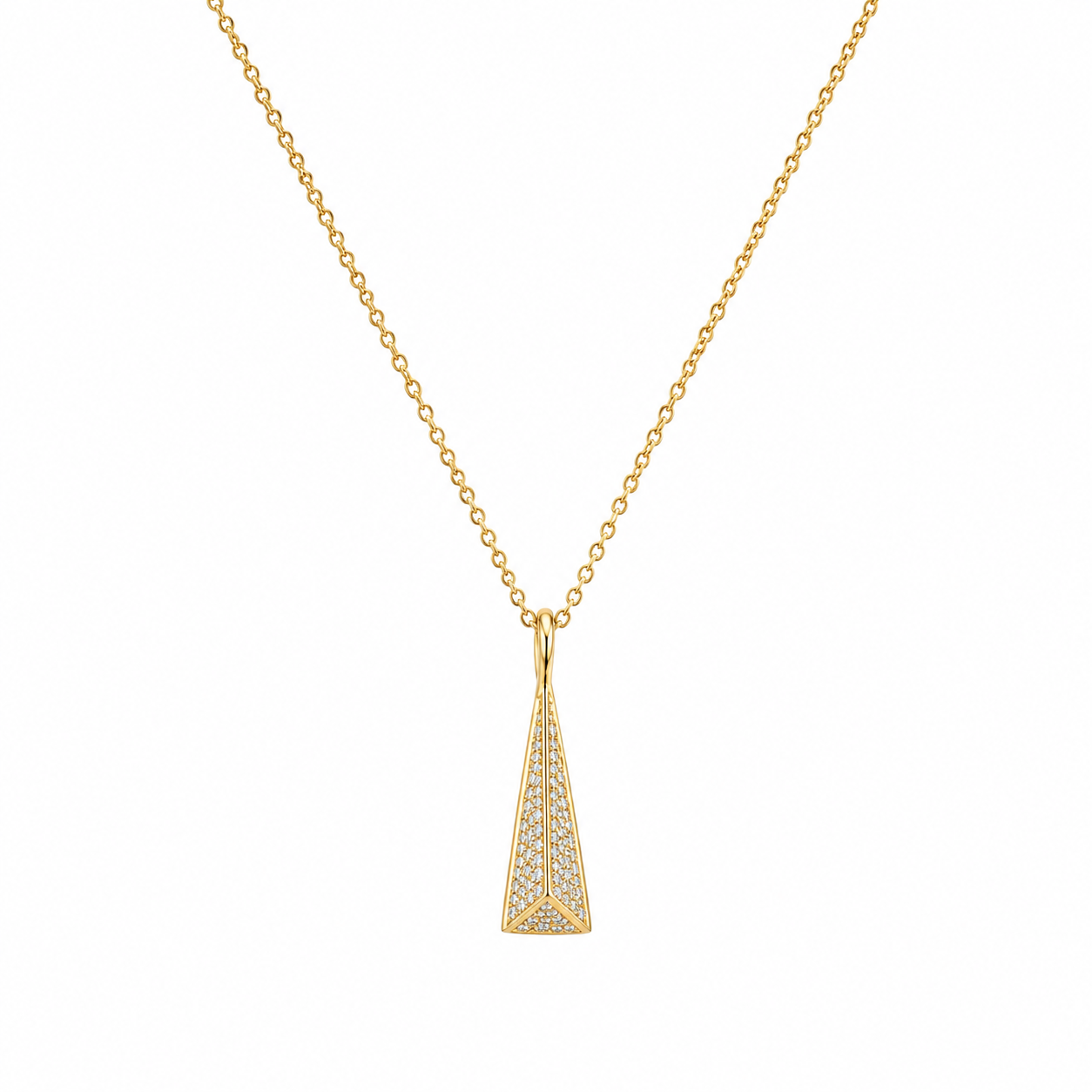 Wonderland Stinger Diamond Necklace, 18KY