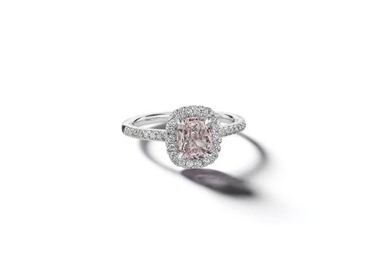 Astor Sapphire Diamond Halo Engagement Ring