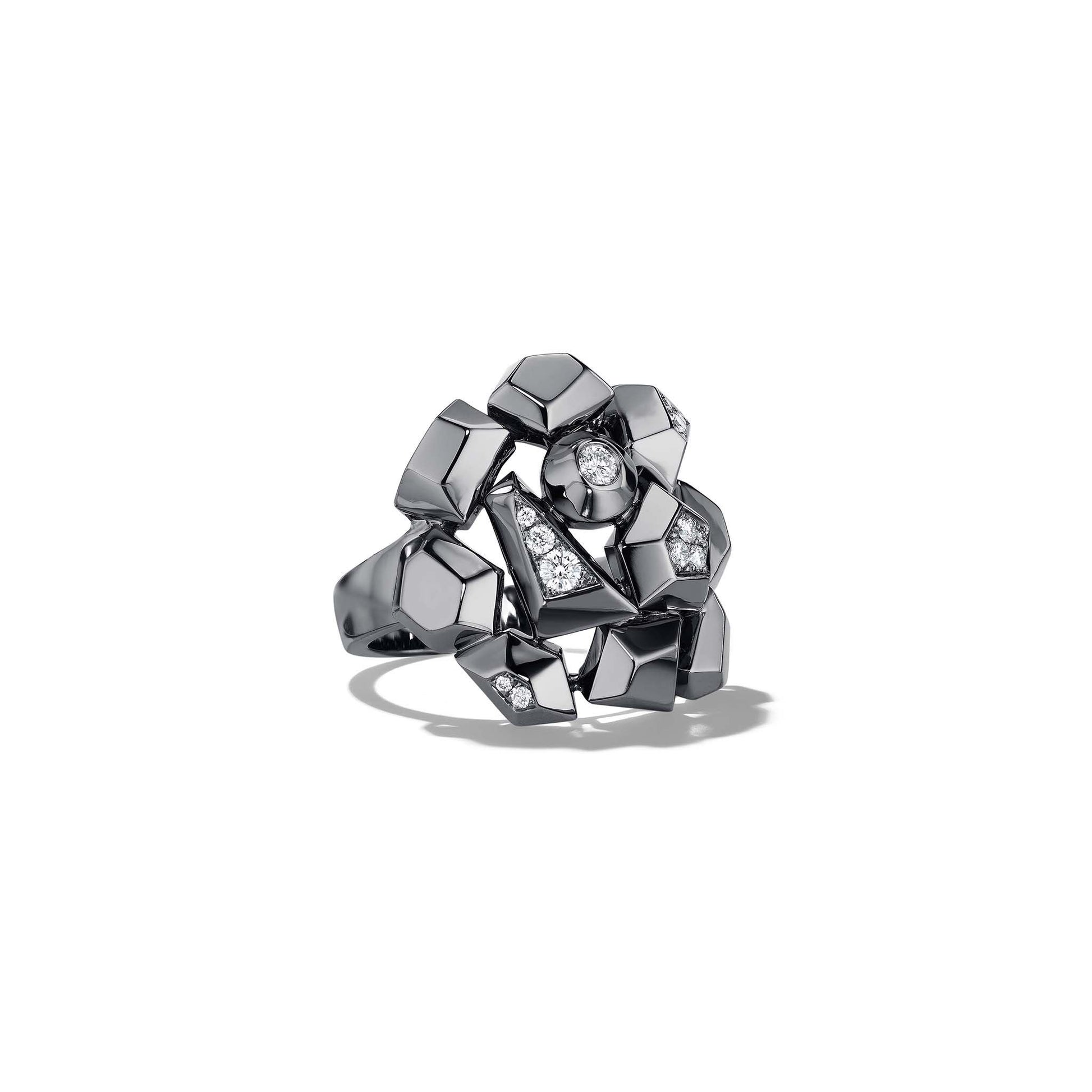 Jackson Faceted Cluster Ring