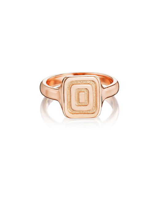 Piece Small Icon Ring, 18KR
