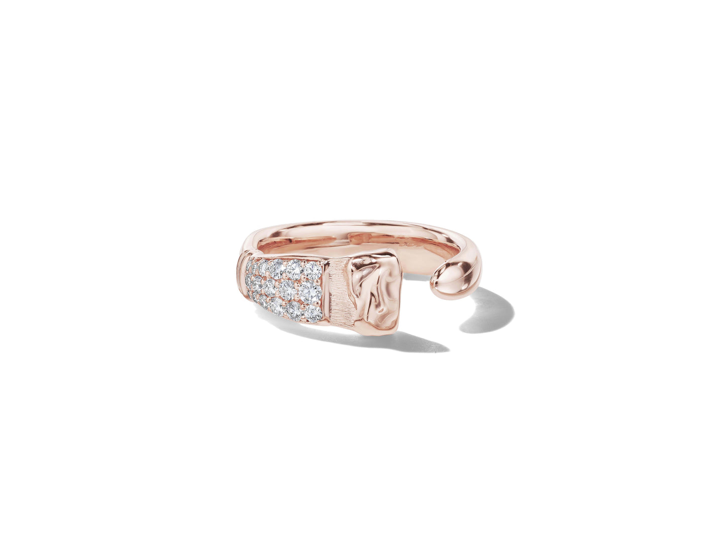 Parsons Brush Diamond Ring, 18KR
