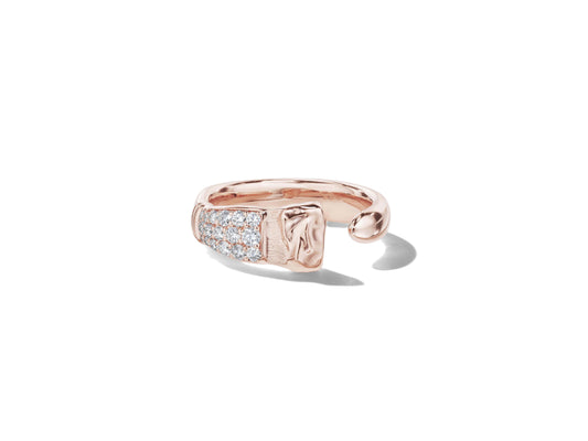 Parsons Brush Diamond Ring, 18KR