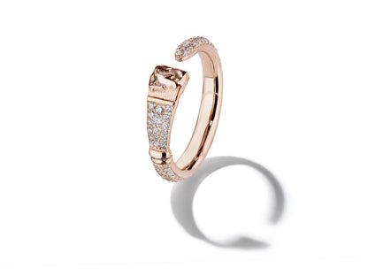 Parsons Brush Diamond Ring, 18KR