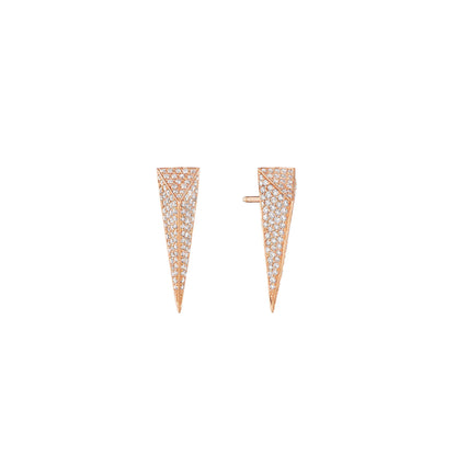 Wonderland Diamond Stinger Stud Earrings- Medium