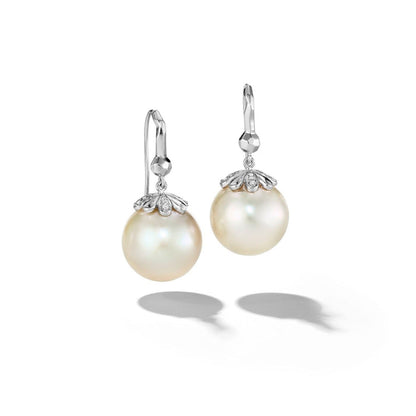 Jackson Champagne Pearl Drop Earrings
