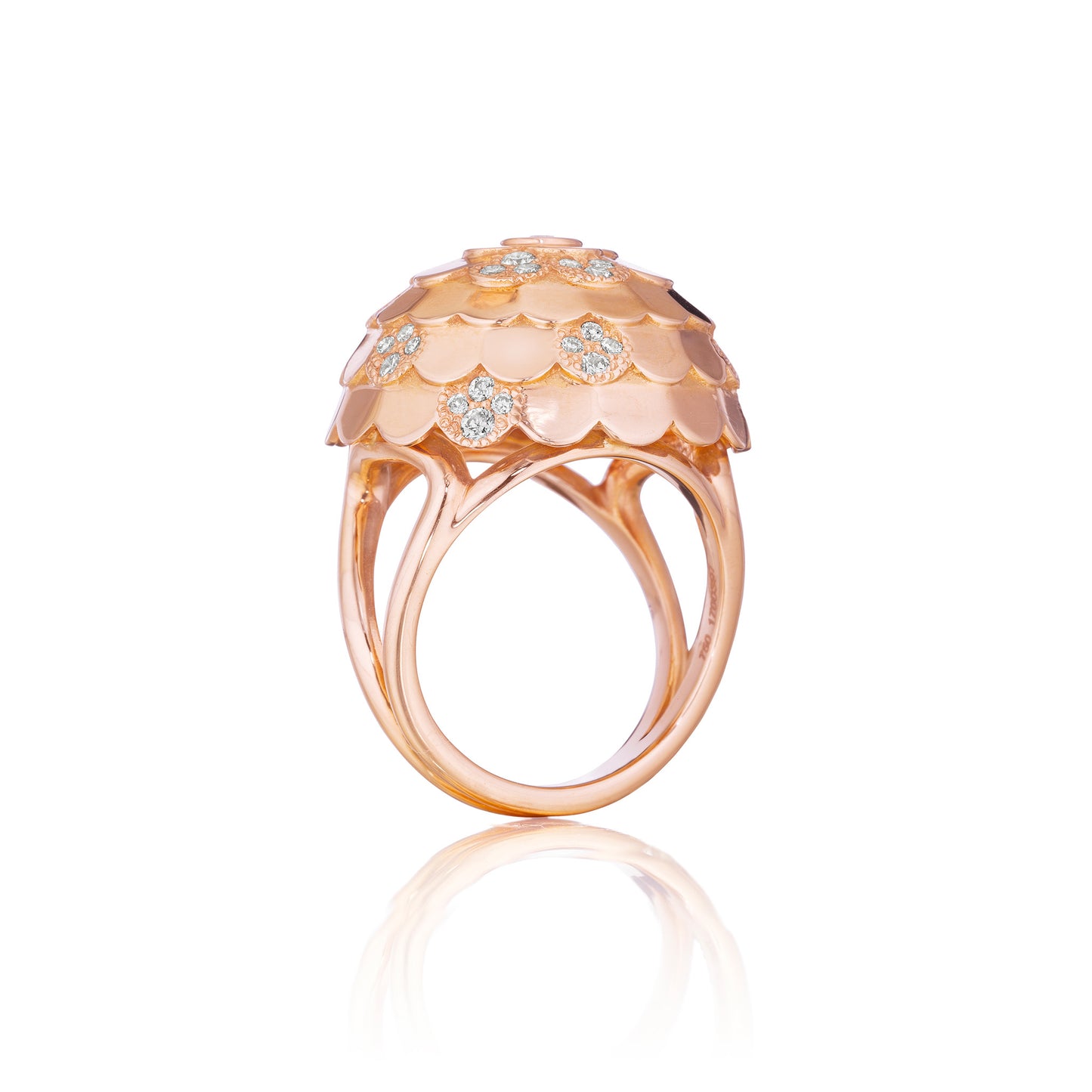 Jasmine Flower Diamond Ring