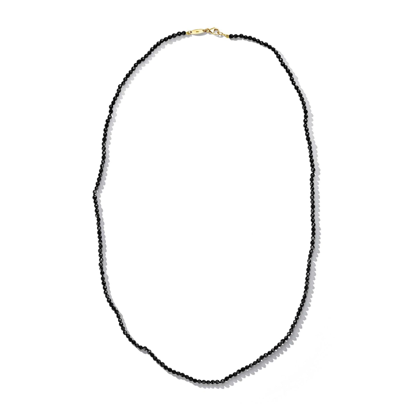 Wonderland Black Onyx Bead Necklace