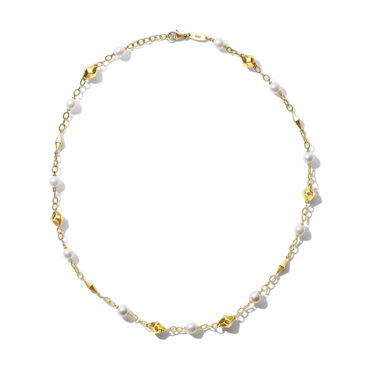 Jackson Pearl Station Necklace